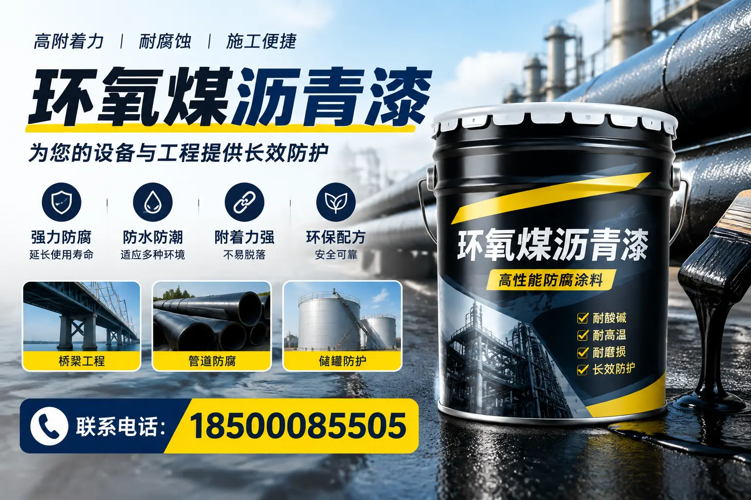 环氧煤沥青漆与其他涂料的对比分析，助力巴中企业决策